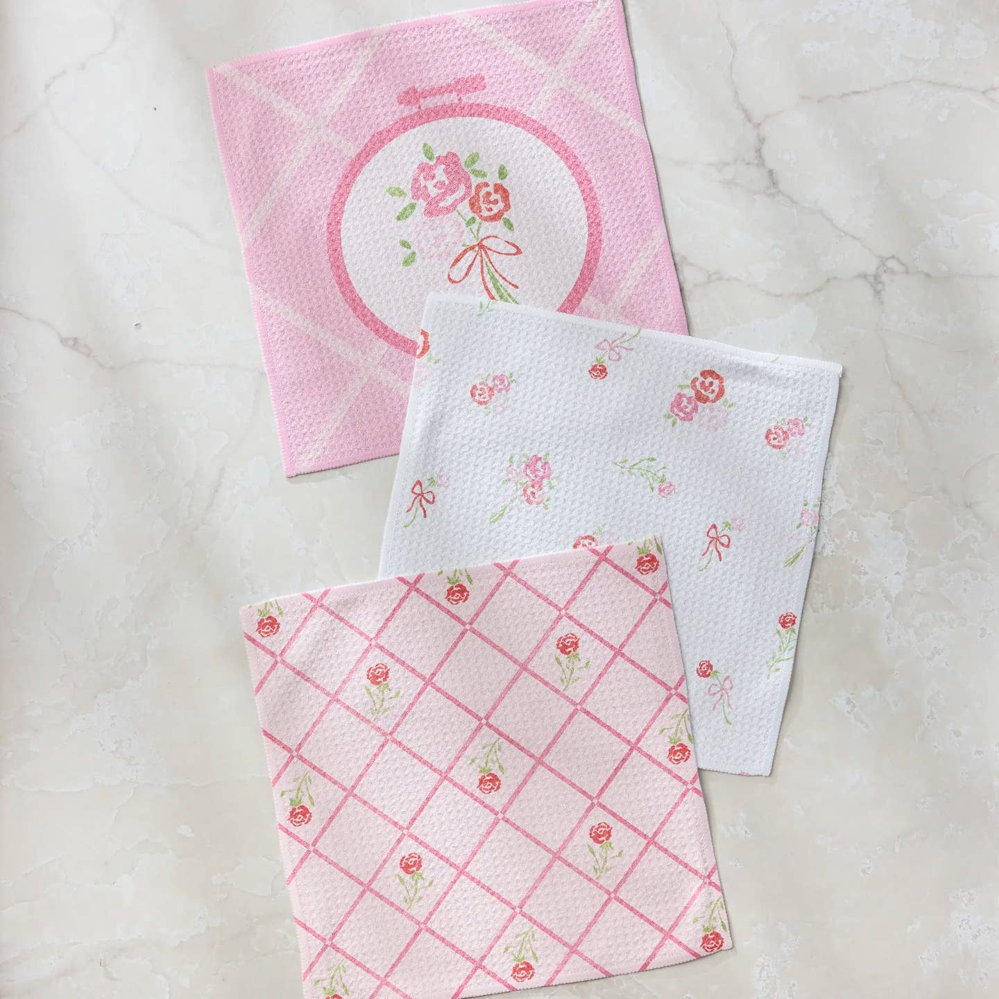 Granny's Embroidery Dishcloth Set of 3