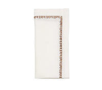 Filament Napkin in White & Brown