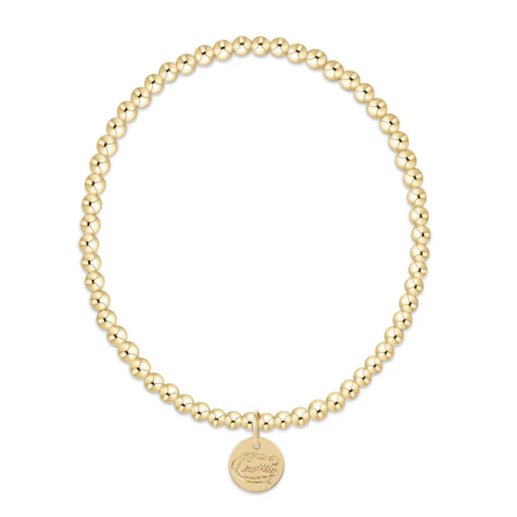extends ecollegiate classic gold 3mm bracelet - florida disc