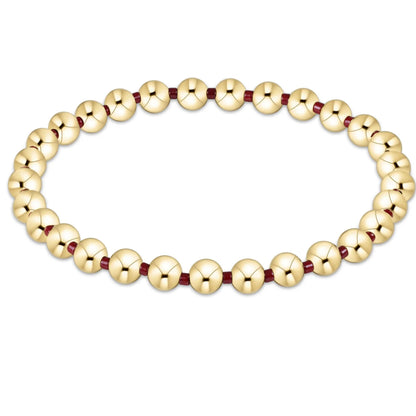 Gameday Hope Grateful 5mm Bead Bracelet