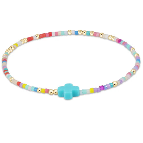 eGirl Hope Unwritten Color Signature Cross Bracelet
