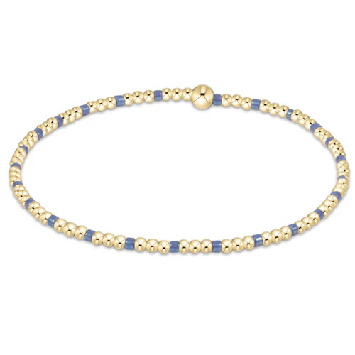 egirl Hope Sincerity Pattern 2mm Bead Bracelet