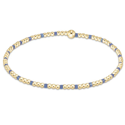 egirl Hope Sincerity Pattern 2mm Bead Bracelet