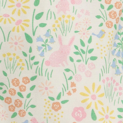 Hoppy Garden Modal Footie With Ruffle