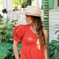 Flor Coconut Palm Hat