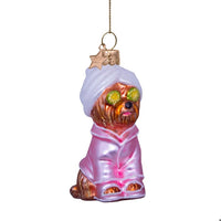 Ornament Glass Selfcare Dog