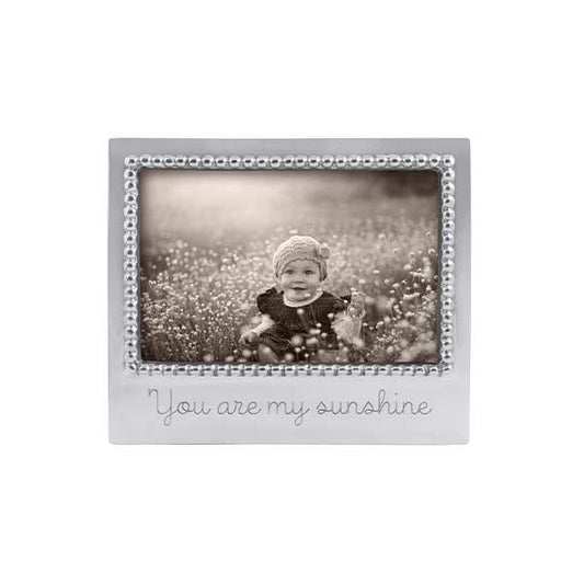 YOU ARE MY SUNSHINE Beaded 4x6 Frame