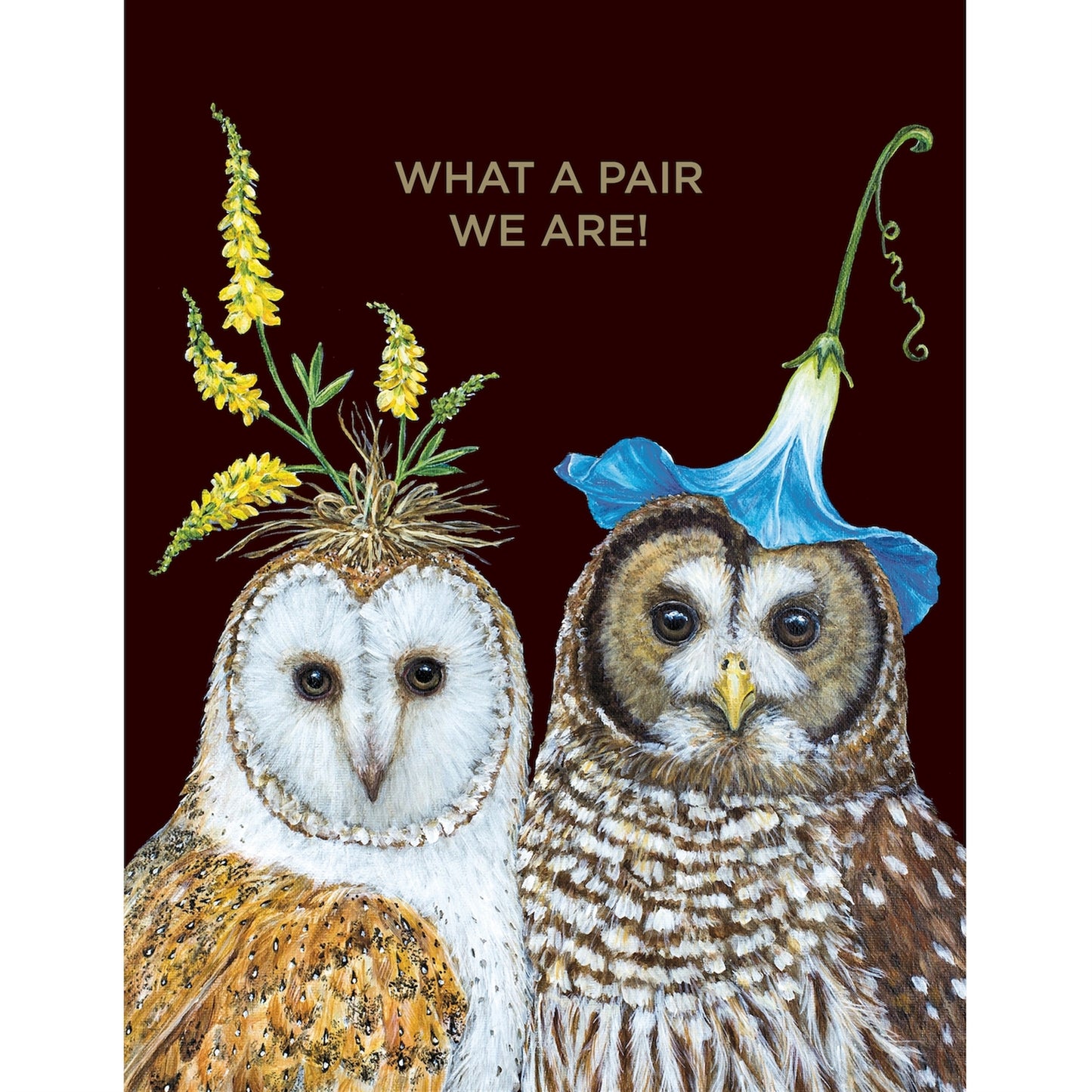 Best Friend Owls Card with Foil