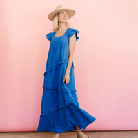 Blue Olla Dress