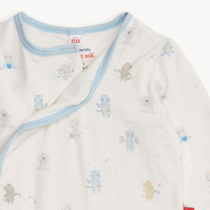 Blue Baby Beats Modal Gown + Hat