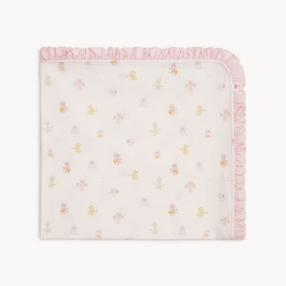Pink Baby Beats Modal Baby Blanket
