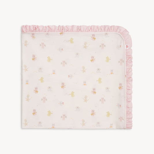 Pink Baby Beats Modal Baby Blanket