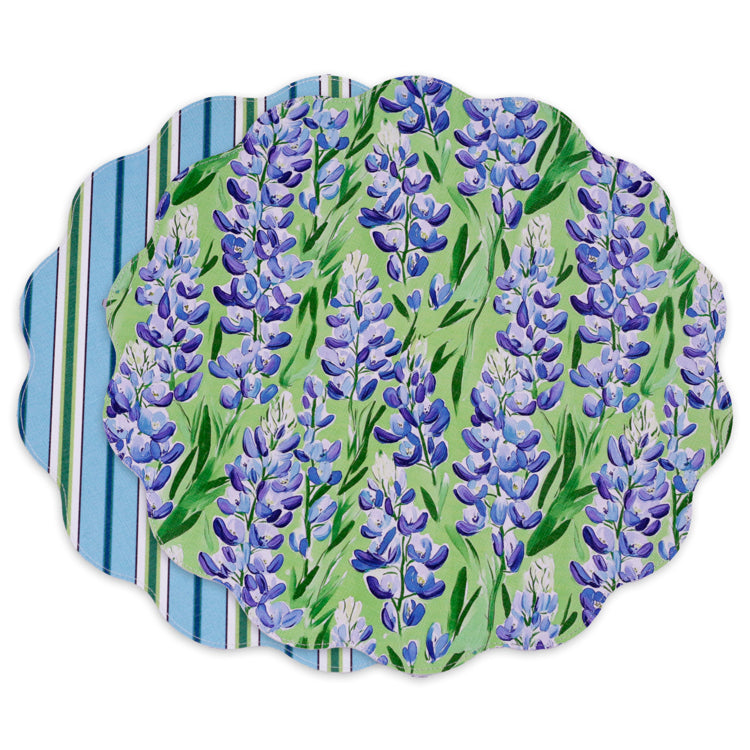 VIDA Reversible Round Placemats Set of 4