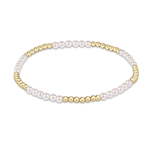 Blissful Gemstone 2.5mm Gold Beaded Bracelet