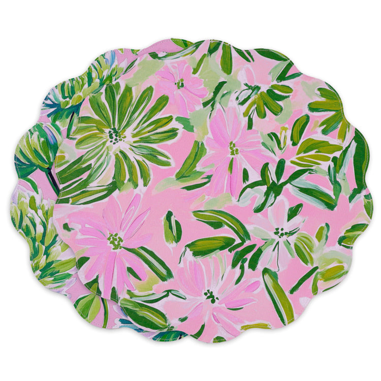 VIDA Reversible Round Placemats Set of 4
