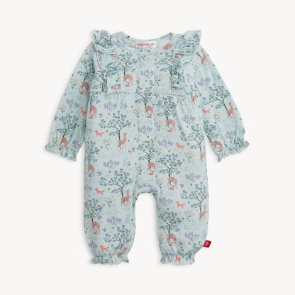 Love You Deerly Modal Ruffle Romper
