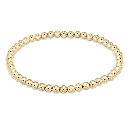 Extends Classic Gold Bead Bracelet