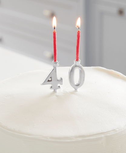 Number Candle Holder Set