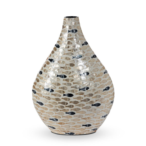 Capraia Coast Capiz Mosaic Vessel