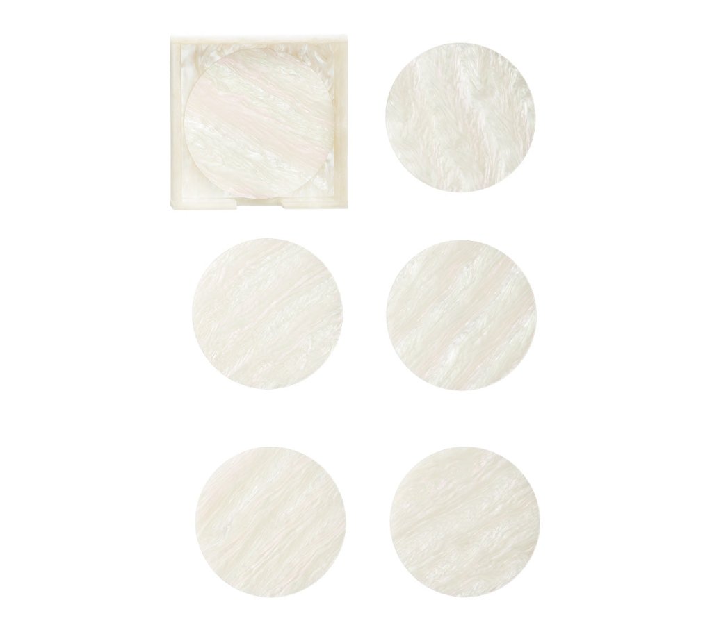 Mirage Drink Coasters, Set of 6 in a Caddy
