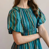 Puerto Stripe Jardin Dress