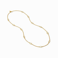Saratoga Stone Station Necklace - Mother of Pearl