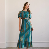 Puerto Stripe Jardin Dress