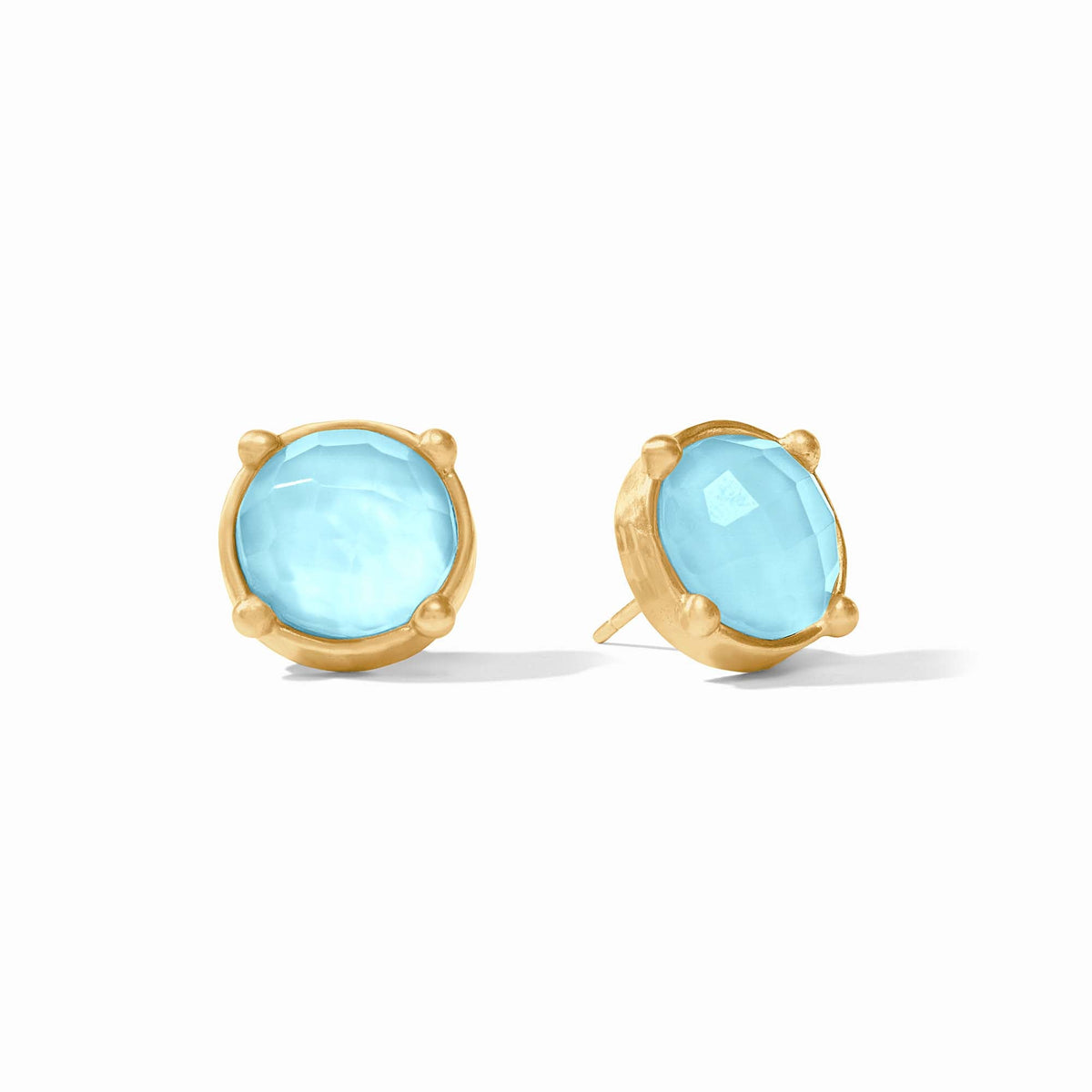 Honey Stud - Iridescent London Blue