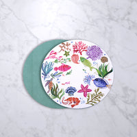 VIDA Reversible Round Placemats Set of 4