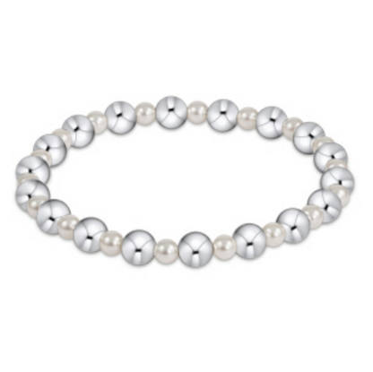 Grateful 4mm Pearl Bead Bracelet