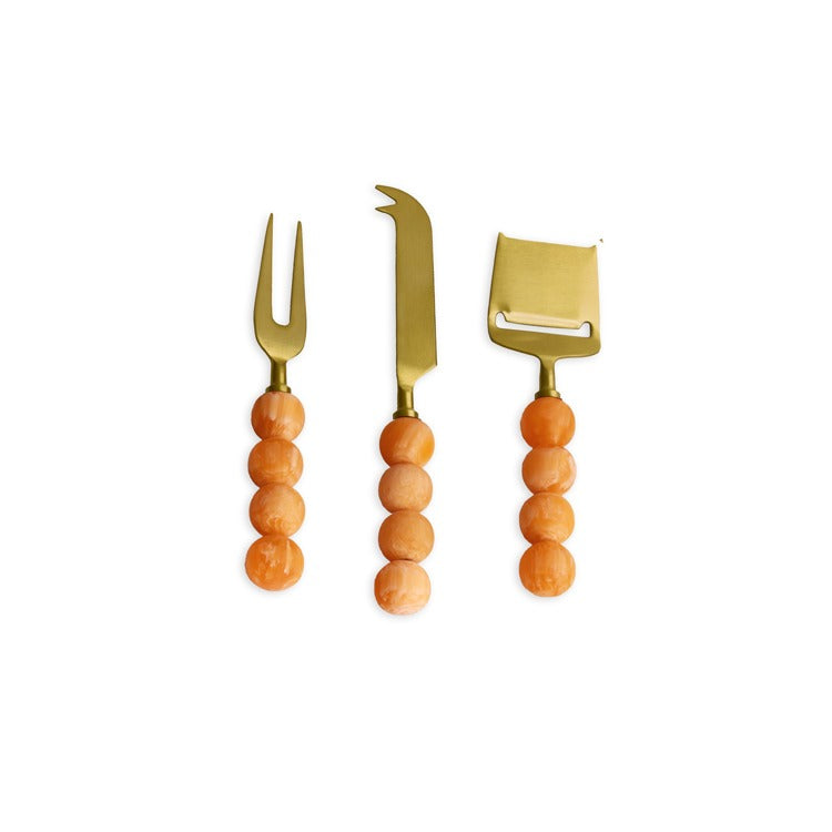RESIN Sorbet Cheese Set of 3 (Tangerine)