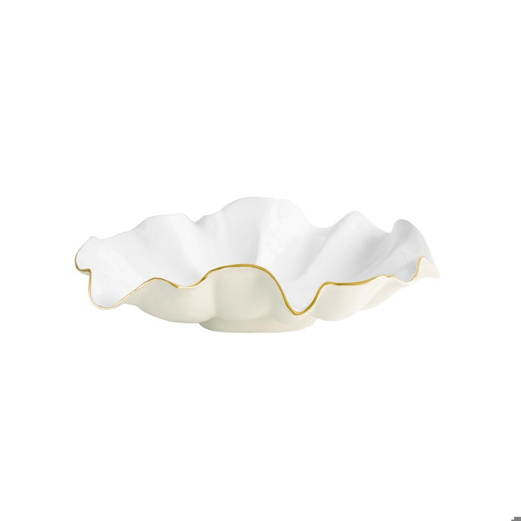 ENCANTO Aries Extra Large Bowl (Cream and White)