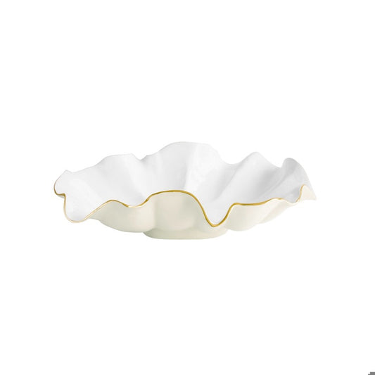 ENCANTO Aries Extra Large Bowl (Cream and White)
