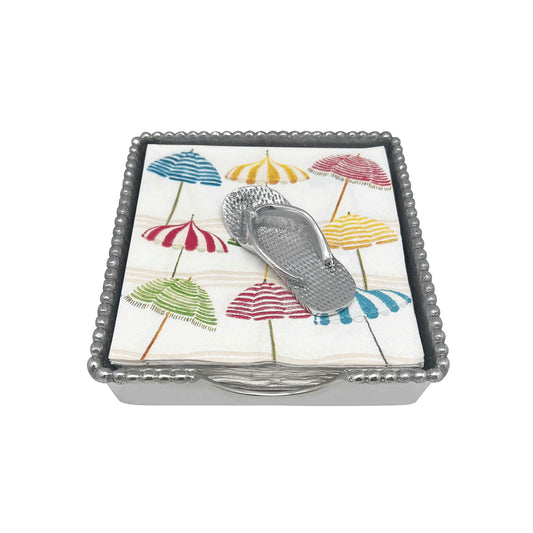 Flip Flop Beaded Napkin Box Set