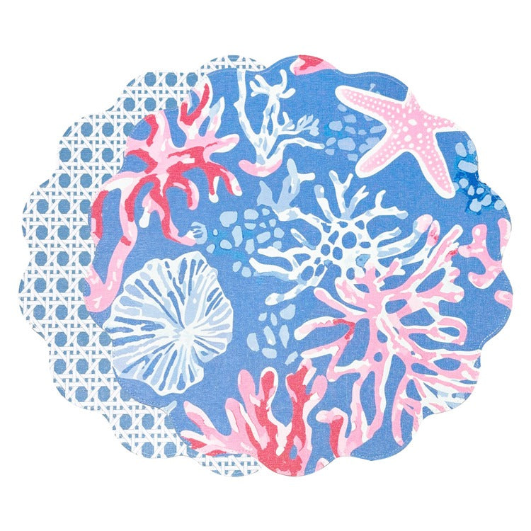VIDA Reversible Round Placemats Set of 4