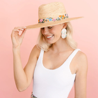Flor Coconut Palm Hat