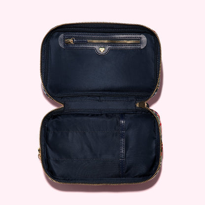 SCL Christmas Plaid Double Zip Pouch