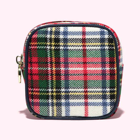 SCL Christmas Plaid Mini Pouch