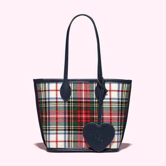 SCL Christmas Plaid Mini Tote
