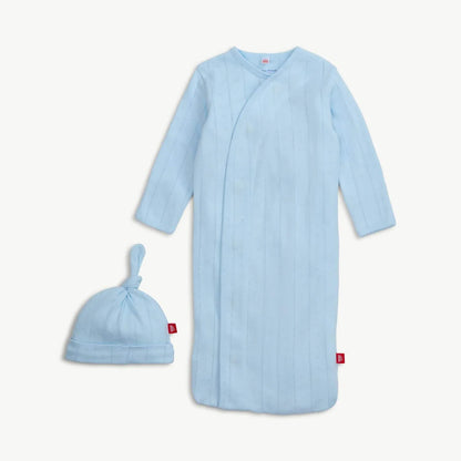 Love Lines Blue Gown Hat Set