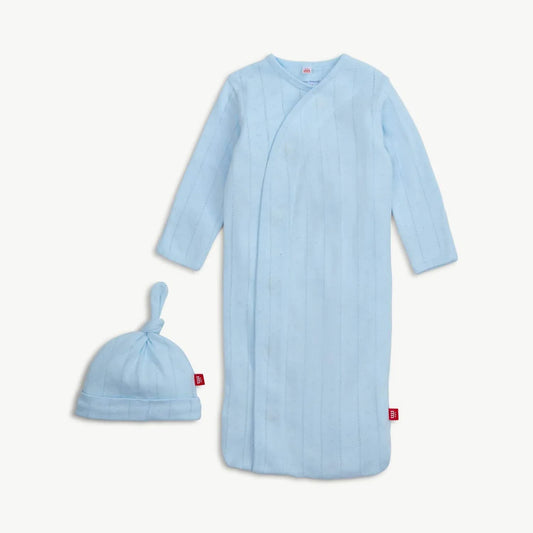 Love Lines Blue Gown Hat Set