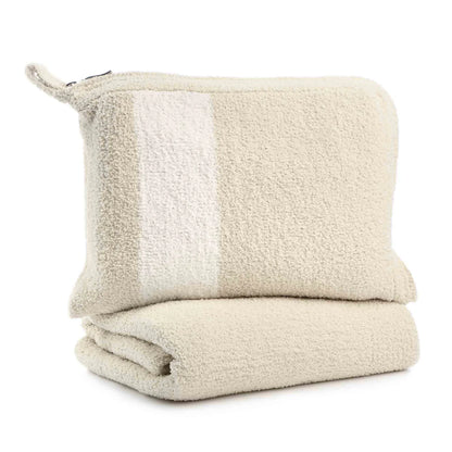 Chenilla Fine™ Stripe Travel Blanket