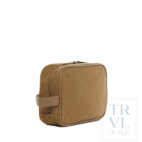 Men's Coated Canvas Toiletry Bag - Hay