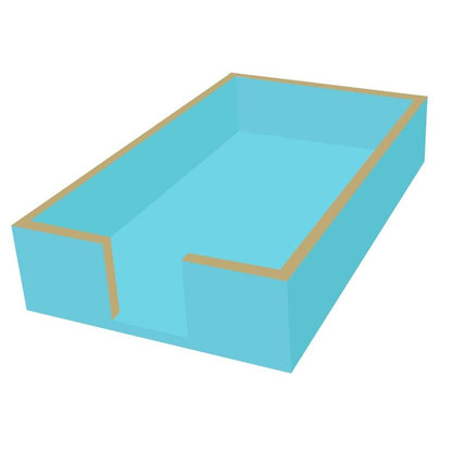 Aqua Napkin Box