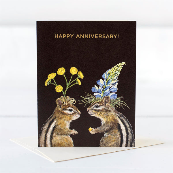 Anniversary Chipmunks Card