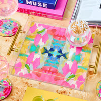 Pink Paradise Large Tray