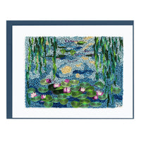 Quilling Card Quilled Artist Series - Water Lilies 1916-19, Monet