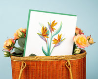 Quilling Card Quilled Bird of Paradise Greeting Card