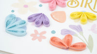 Quilling Card Quilled Floral Birthday Cake Greeting Card