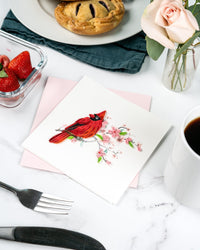 Quilling Card Quilled Cardinal & Cherry Blossom Greeting Card